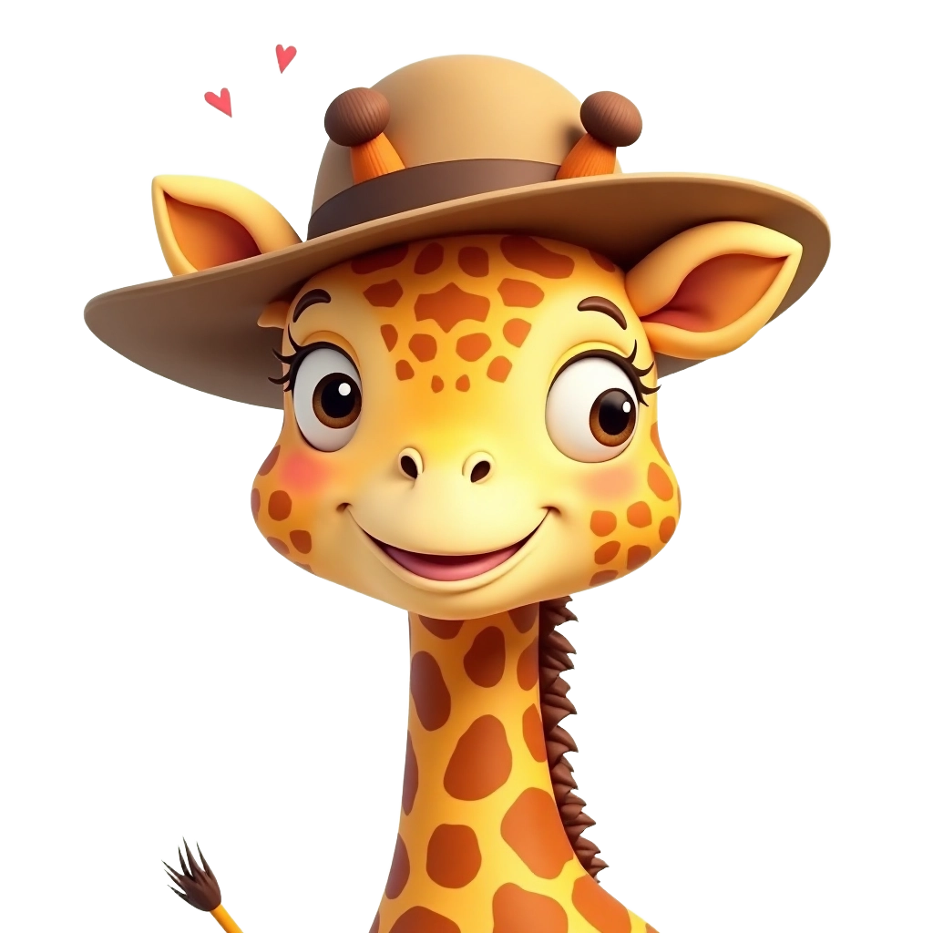 Adorable Safari Giraffe